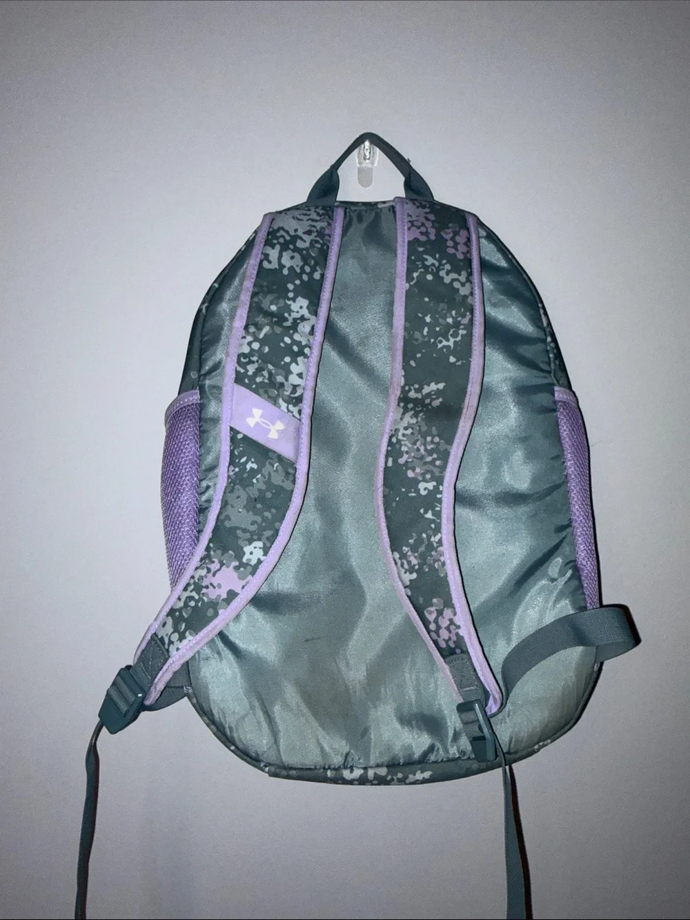 Under Armour Gray & Purple Sports Backpack